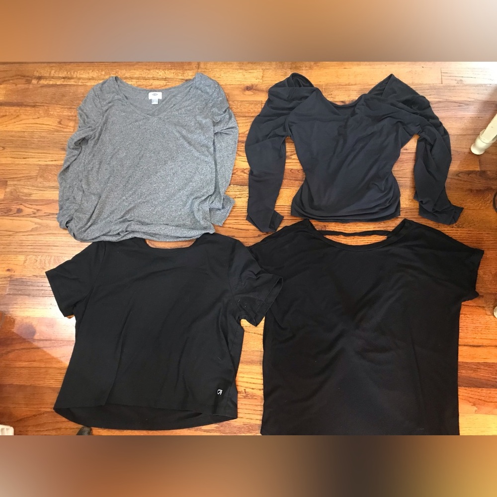 Ladies Girls Athletic Dri-fit Activewear Tops
Black open back twisted knots - Picture 9 of 16